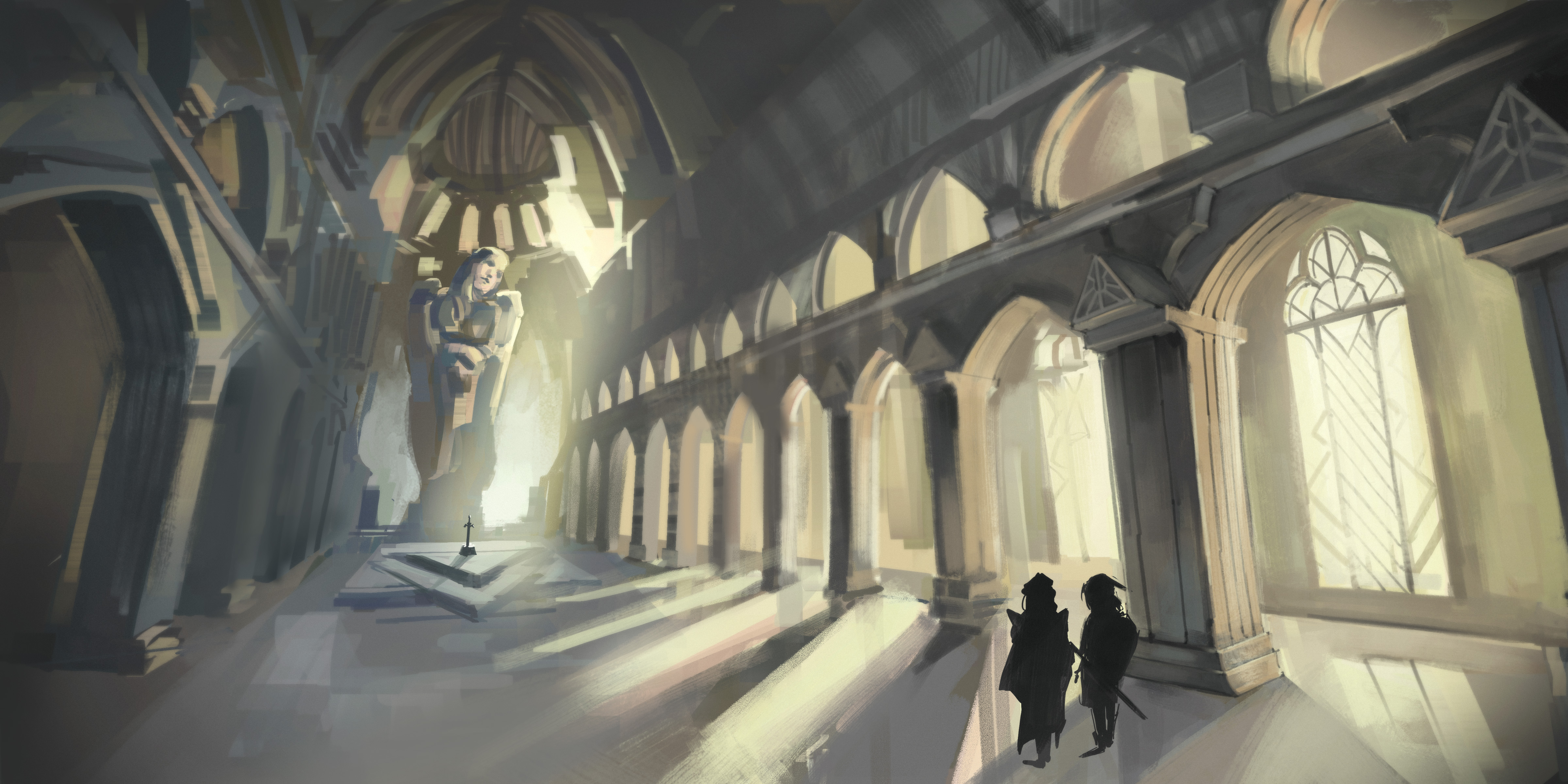 Exiled Princess - Time Temple Sketch